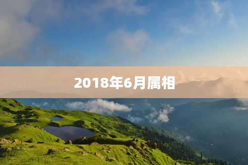 2018年6月属相