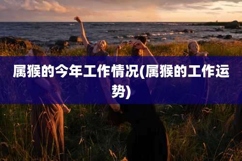 属猴的今年工作情况(属猴的工作运势)