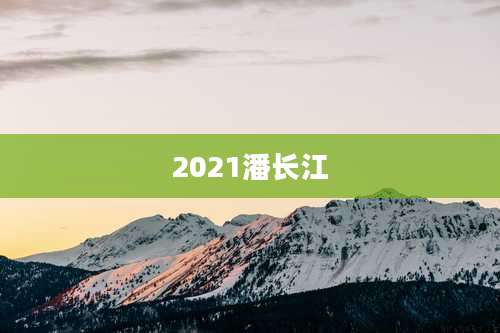 2021潘长江