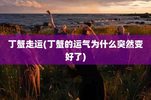 丁蟹走运(丁蟹的运气为什么突然变好了)