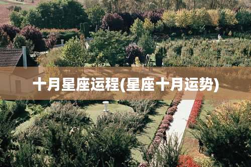 十月星座运程(星座十月运势)