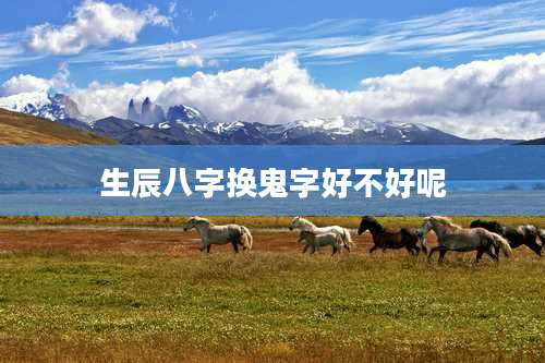 生辰八字换鬼字好不好呢