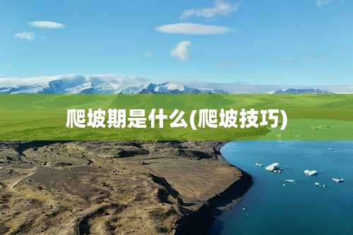 爬坡期是什么(爬坡技巧)