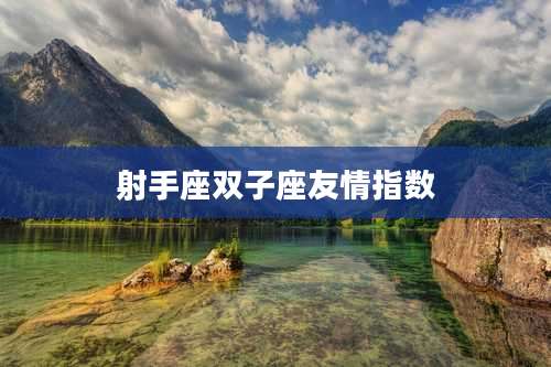 射手座双子座友情指数