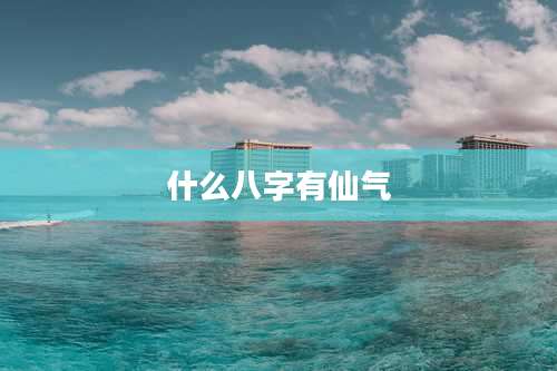 什么八字有仙气