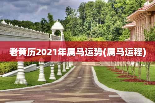 老黄历2021年属马运势(属马运程)