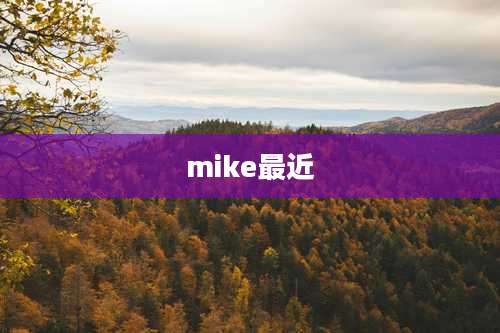 mike最近
