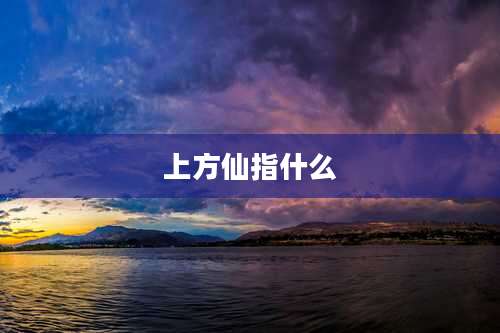 上方仙指什么