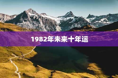 1982年未来十年运