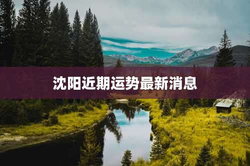 沈阳近期运势最新消息