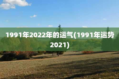 1991年2022年的运气(1991年运势2021)