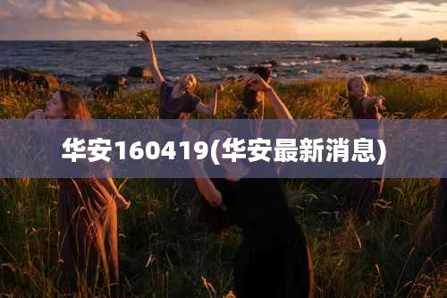 华安160419(华安最新消息)