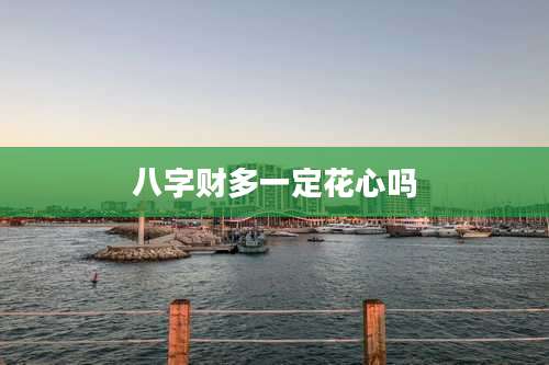 八字财多一定花心吗