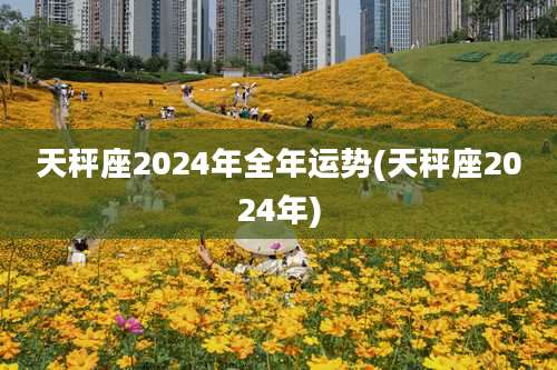 天秤座2024年全年运势(天秤座2024年)
