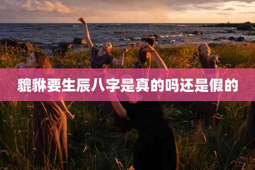 貔貅要生辰八字是真的吗还是假的