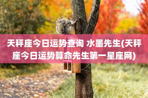 天秤座今日运势查询 水墨先生(天秤座今日运势算命先生第一星座网)