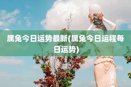 属兔今日运势最新(属兔今日运程每日运势)