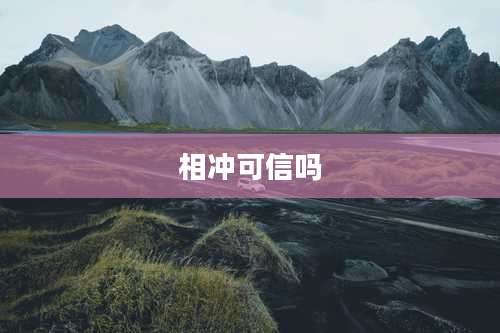 相冲可信吗