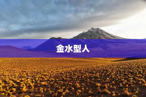 金水型人