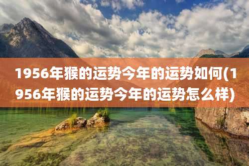 1956年猴的运势今年的运势如何(1956年猴的运势今年的运势怎么样)