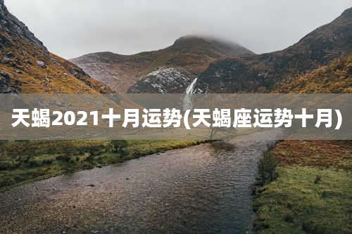 天蝎2021十月运势(天蝎座运势十月)