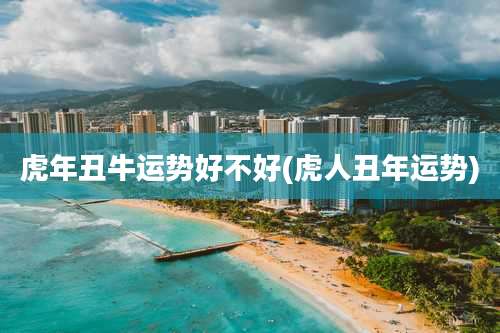 虎年丑牛运势好不好(虎人丑年运势)
