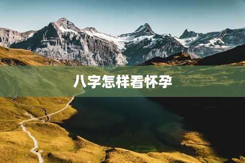 八字怎样看怀孕