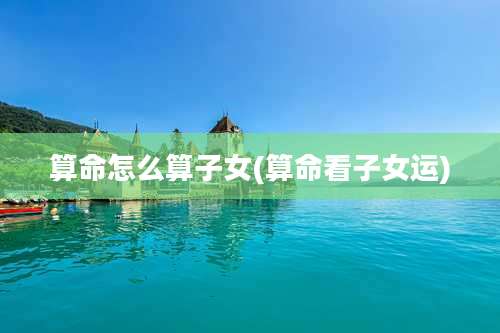 算命怎么算子女(算命看子女运)