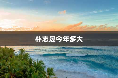 朴志晟今年多大