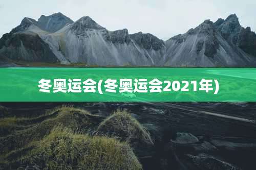 冬奥运会(冬奥运会2021年)