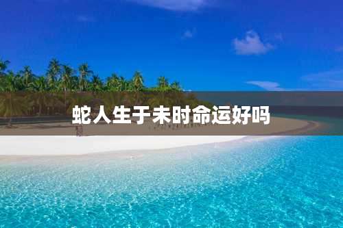 蛇人生于未时命运好吗