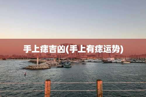 手上痣吉凶(手上有痣运势)