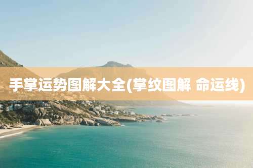 手掌运势图解大全(掌纹图解 命运线)