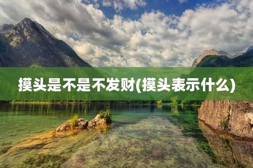 摸头是不是不发财(摸头表示什么)