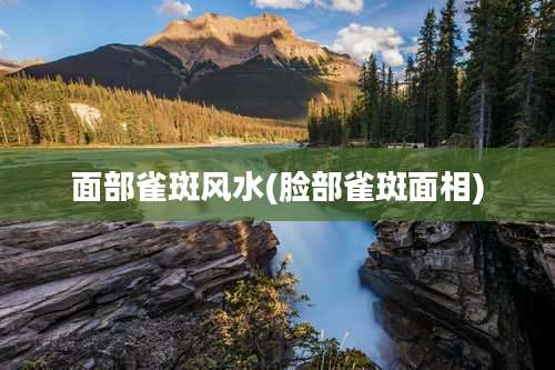 面部雀斑风水(脸部雀斑面相)