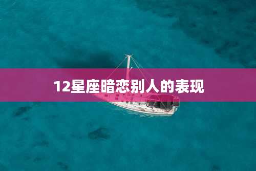 12星座暗恋别人的表现