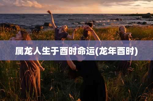 属龙人生于酉时命运(龙年酉时)