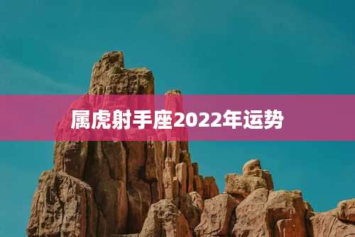 属虎射手座2022年运势