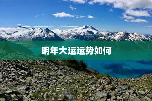 明年大运运势如何