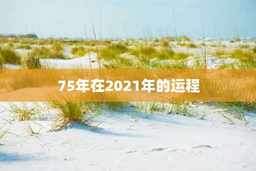 75年在2021年的运程