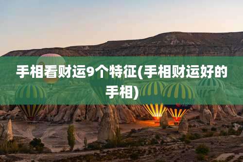 手相看财运9个特征(手相财运好的手相)