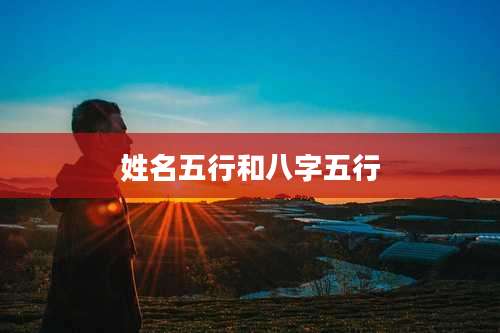 姓名五行和八字五行