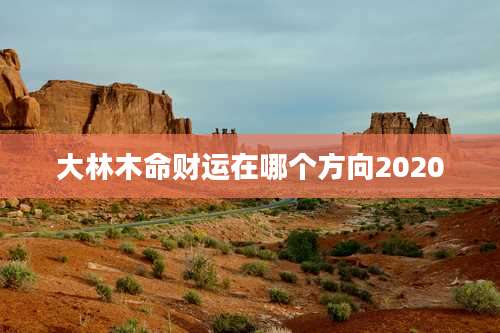 大林木命财运在哪个方向2020