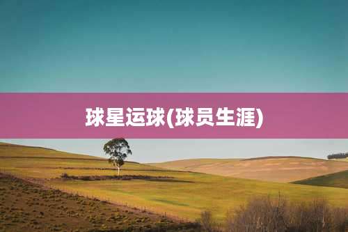 球星运球(球员生涯)