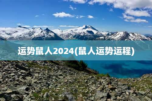 运势鼠人2024(鼠人运势运程)