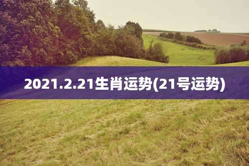 2021.2.21生肖运势(21号运势)
