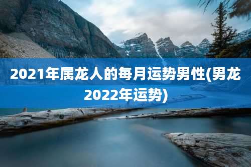 2021年属龙人的每月运势男性(男龙2022年运势)
